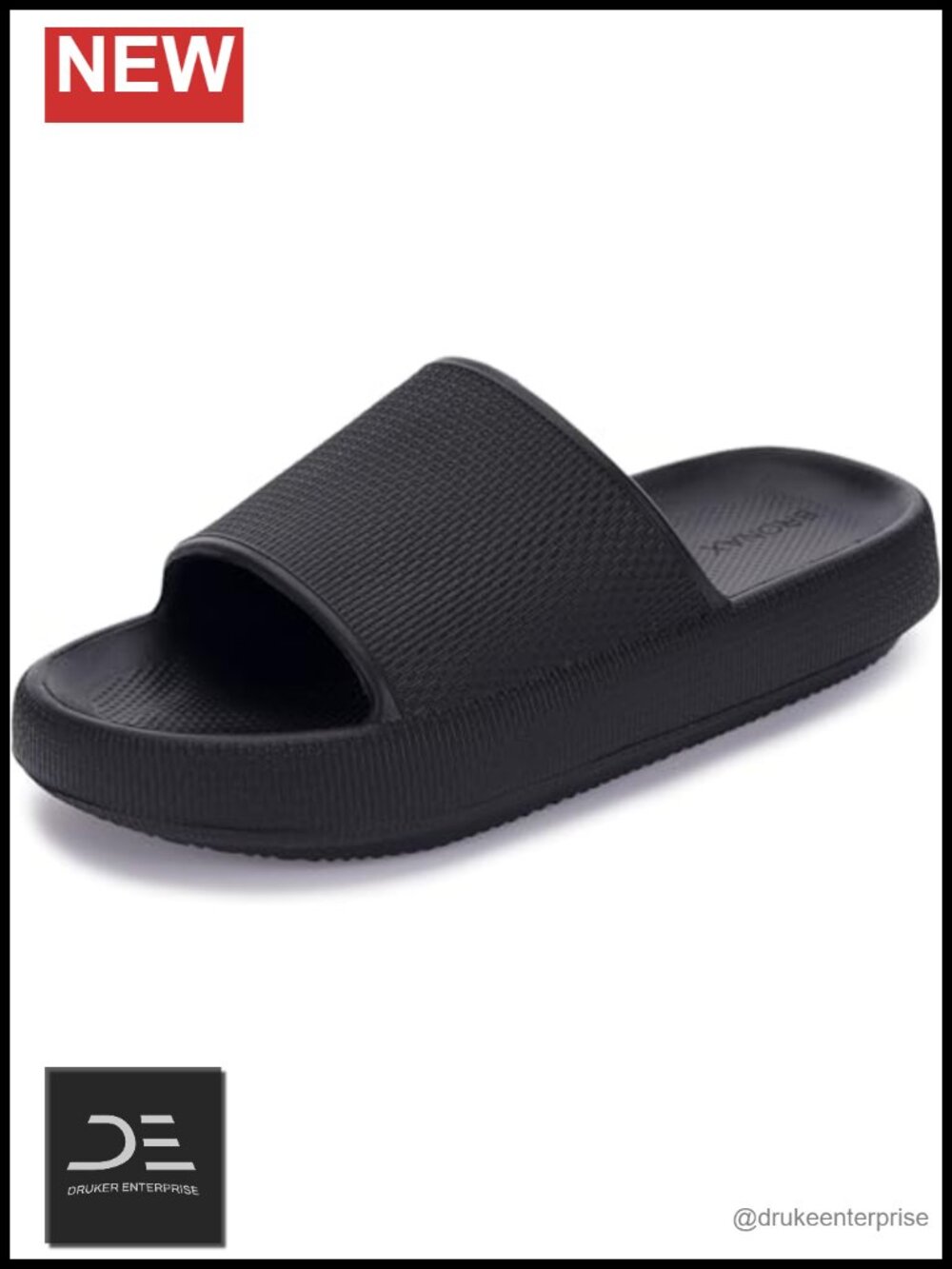 Cushioned Thick Sole EVA Memory Foam Pillow Slippers Slide Sandals
